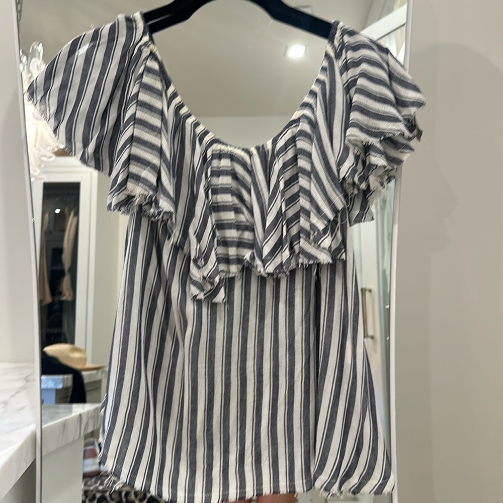 Planet Blue Striped Top